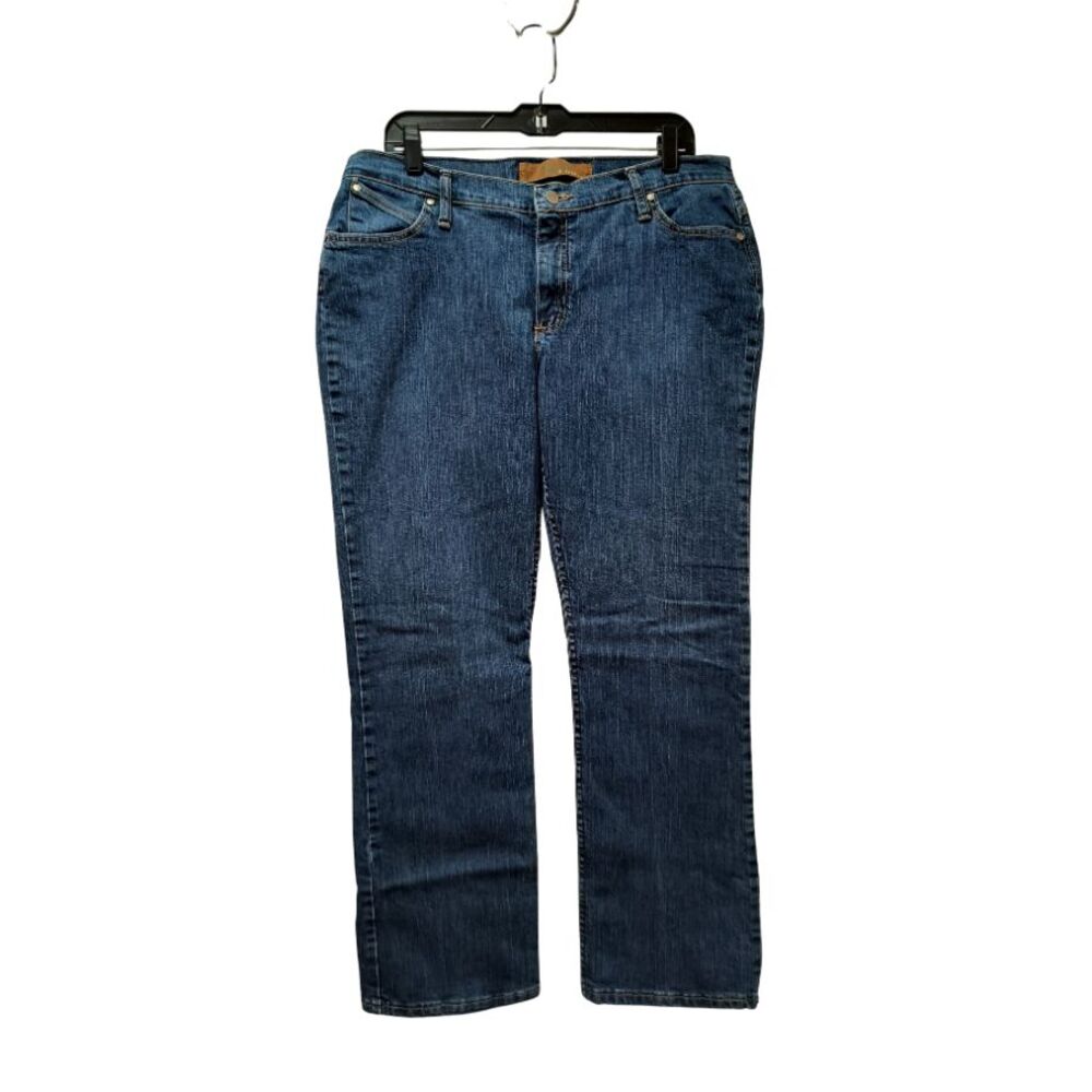 Wrangler Jeans Women’s 16 Blue Straight Stretch Denim 36x30